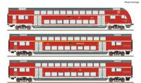 Roco 6210248 - Spur HO 3-tlg. Set: Doppelstockwagen, DB AG