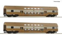 Roco 6280026 - Spur TT 2-tlg. Set 2: Doppelstockwagen, DR