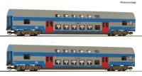 Roco 6280044 - Spur TT 2-tlg. Set: Doppelstockwagen, CD