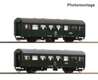 Roco 6280065 Spur TT 2er Set Rekowagen, DR, Ep.IV, Set 2