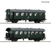 Roco 6280085  Spur TT 2-tlg. Set: Personenwagen, DR