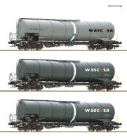 Roco 6600143 - Spur HO 3-tlg. Set: Kesselwagen, Wascosa