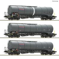 Roco 6600197 - Spur HO 3-tlg. Set: Kesselwagen, NACCO