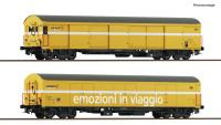 Roco 6600243 - Spur HO 2-tlg. Set: Paket-Postwagen, Wascosa