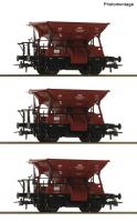 Roco 6600283 - Spur HO 3-tlg. Set: Talbot-Schotterwagen, ÖBB
