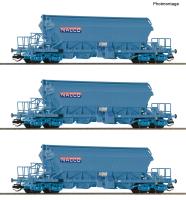 Roco 6680031 - Spur TT 3-tlg. Set: Kaliwagen, NACCO