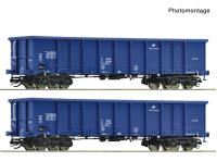 Roco 6680033 - Spur TT 2-tlg. Set: Offene Güterwagen, PKP Cargo