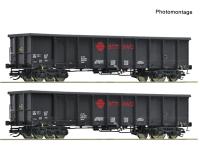 Roco 6680053 Spur TT 2er Set Eanos Nacco Ermewa, Epoche VI
