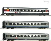 Roco 74022 - 3-tlg. Set 2: EuroCity-Wagen EC 7, SBB