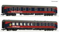 Roco 74027 - Spur HO 2-tlg. Set: Reisezugwagen, BTE