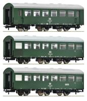 Roco 74070 – 3-tlg. Set 1: Rekowagen, DR