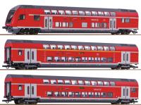 Roco 74146 - 3-tlg. Set: Doppelstockwagen, DB AG