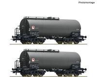 Roco 76017 - 2-tlg. Set: Kesselwagen, PKP