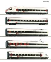 Roco 7700036 - Spur HO 5-tlg. Set: Elektrischer Triebzug ICN RABDe 500 039-8, SBB