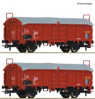 Roco 77040 - 2-tlg. Set: Schiebedachwagen, CSD