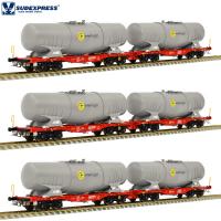 Sudexpress S854002 - Spur HO  3-tlg. Innofreight Sggrrs 80' Set