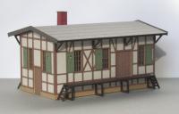 Laffont T5901 - Spur TT   Fachwerk-Güterschuppen verputzt