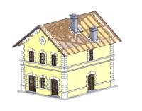 Igra Modell 232025 - Spur N  Bahnhof Halic, Lasetcut Bausatz