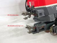 Kato/Lemke Z01-0513 - Spur N Scharfenbergkupplung für RhB Loks (10 Stk/VPE)