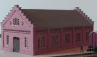 Laffont Z301 - Spur Z  Maschinenhalle dunkelrot