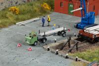 Auhagen 41677 - Spur HO Multicar M22 Langtransport m. Nachäufer, Bausatz