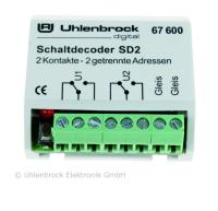 Uhlenbrock 67600 - SD 2 Schaltdecoder