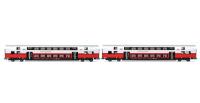Jägerndorfer 16820 - Spur HO 2er Set Doppelstockwagen ÖBB Cityjet, Ep.VI, AC