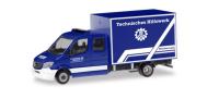 Herpa 094559 - Mercedes-Benz Sprinter `13 Doppelkabine mit Koffer "THW OV München Land"