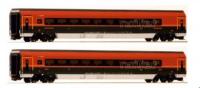 Jägerndorfer 70217 - Spur HO Railjet ÖBB Ep.VI 2.tlg. 2x Economy Wagen, AC