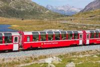 Kato/Lemke K10-1655 - Spur N RhB Bernina Express (Neues Logo) 3-teiliges Reisezugwagenset