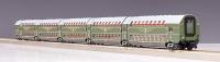 KRES 1959D - Spur TT 5teiliger Doppelstockgliederzug DGB 12 Ep. IV DR Digital
