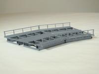 Hack RT12-30 - Brückenelement für Kurven · 2-gleisig · R = 310 + 353 mm · 30°