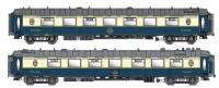 LS Models 79178 - Spur N CIWL Pullmanwagen-Set WP/WPc, blau/creme, Ep. IV, 2-tlg.