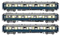LS Models 79171 - Spur N CIWL Pullmanwagen-Set WP/WPc/WP, blau/creme, Ep. II, 3-tlg.