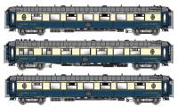 LS Models 79174 - Spur N CIWL Pullmanwagen-Set WP/WPc/WP, blau/creme, Ep. IIIa, 3-tlg.