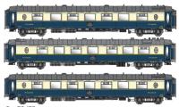 LS Models 79179 - Spur N CIWL Pullmanwagen-Set WP/WPc/WP, blau/creme, Ep. IIIc, 3-tlg.