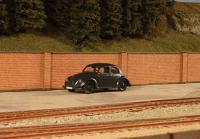 Joswood 70204 - Gartenmauer, Ziegel, Bausatz 0 (1:43,5)