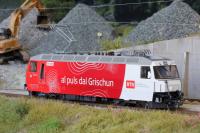 Bemo 1359165 - Spur HOm RhB Ge 4/4 III 645 Werbelok "RTR" mit LokSound