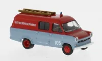 Brekina 93496 - Spur HO Ford Transit, 1970, blaugraue Spedition