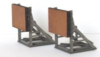 Laffont T12401 - Spur TT 2 Stück Spezial-Prellbock für verschobene Ladungen