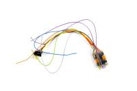 ZIMO MS500F - Variante des MS500, 6-pol Schnittstelle NEM651 direkt auf Platine, 6 freie Drähte