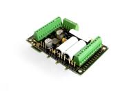 ZIMO MX699KS - Schraubklemmenanschlüsse (2x 12-polig, 1x 6-polig), 4 Servo-Anschlüsse (jeweils 3-polig)